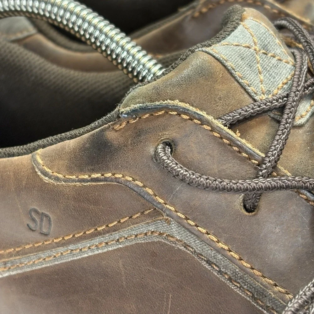 Red Wing Brown Leather Steel Toe Work Shoes Men's US‎ 9.5 2E 6708 Oil Resistant